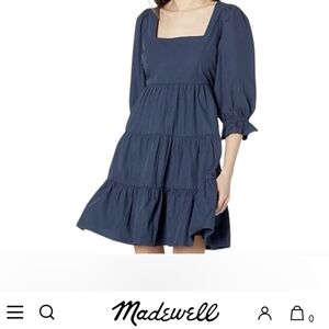 Madewell Lizzie Poplin PLUS dress